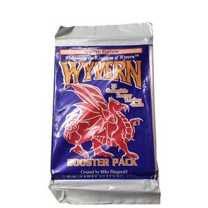 Wyvern CCG Card Game Limited Edition Booster Packs New Sealed